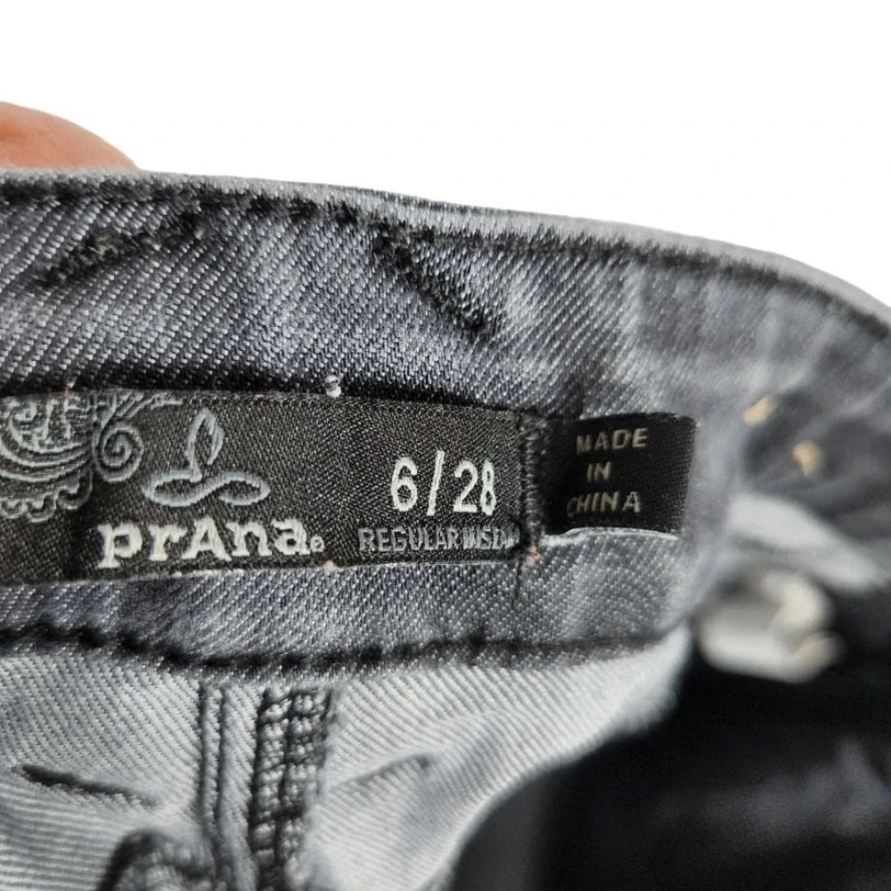 Prana Oday Skinny Jean‎ Women's Size 6 Regular Denim Gray